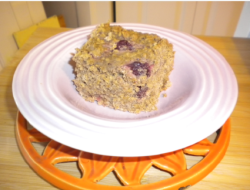 blog cherry oat sunday cake